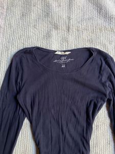 y2k fitted h&amp;m full sleeve top