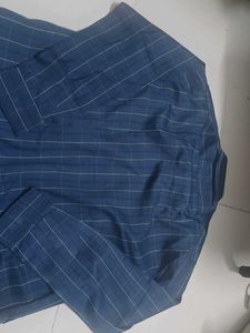 Men's Blue Checked Shirt