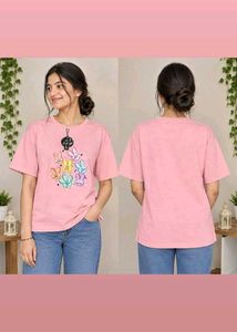 Oversized Black Heart Graphic T-Shirt
