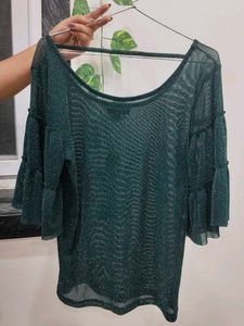 Sparkly Bell Sleeve Top