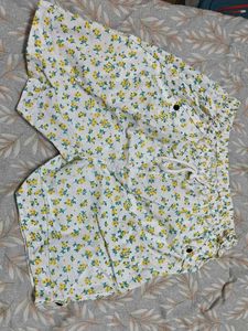 Floral Print Casual Shorts