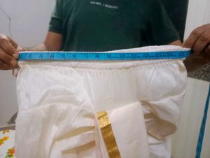 New kids Dhoti with Golden Border
