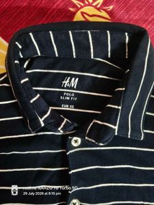H&amp;M Striped Polo T-Shirt