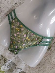 victoria secret Floral Pink Lace Briefs