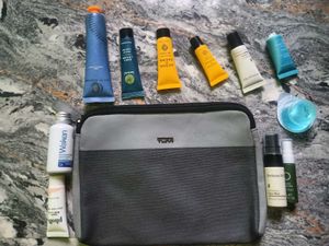 Tumi Pouch with amenities
