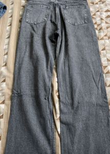Grey Wash Denim Jeans