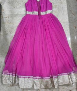 Elegant Pink Ethnic Gown
