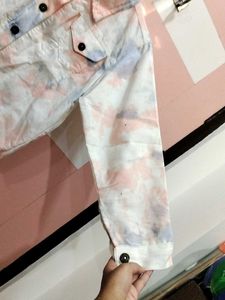 Tie-Dye Denim Jacket