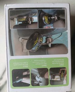 Automobile Cooling Fan for Backseat Portable Car F
