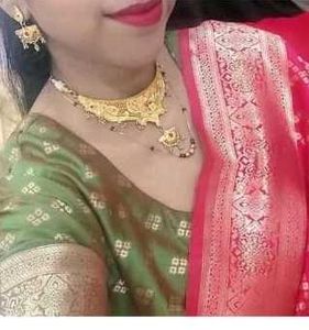 One Gram Gold Necklace and Earring Set