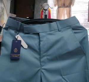 Blue Formal Pants