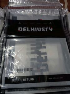 DELHIVERY Courier Bag With Attached Shipping labe