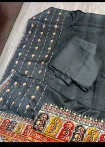 PAshmina suit with shawl