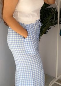 Korean check pants 😍