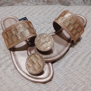 Jaipuri Embroidery Work Slipper