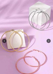 Chic Hoop Earrings Set - Gold, Silver, Rose Gold
