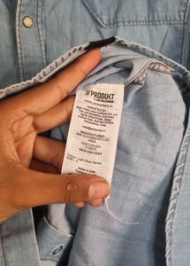 Classic Light Wash Denim Shirt