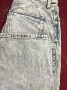 Denim blue Ribbed jeans
