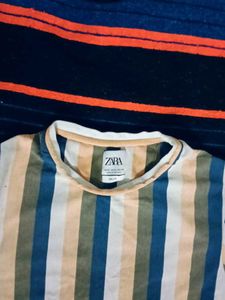 Striped Crew Neck Tee
