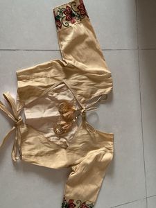 Embroidered Gold Blouse