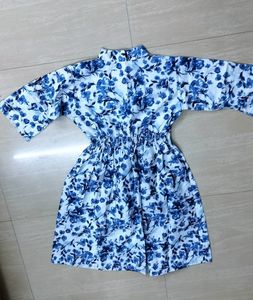 Water Color Print Dress
