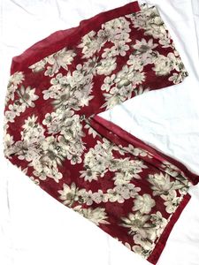 Maroon daily wear new saree