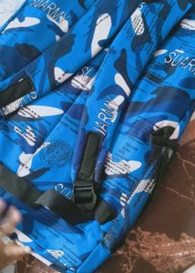 Blue Camo Army Backpack