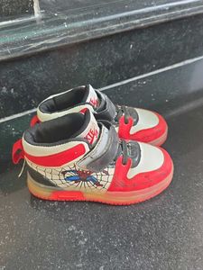 Kids' Red &amp; White Sneakers