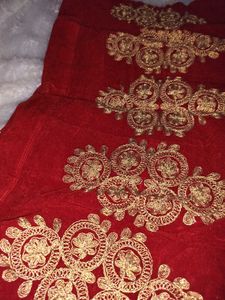 beautiful velvet lehnga with stitched blouse a
