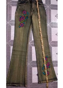 combo of new embroidered jeans for girls