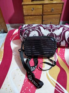 Black Mini Suitcase Crossbody Bag