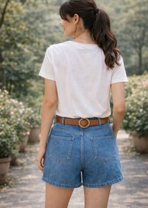 Cute Graphic Tee with Nature Print
