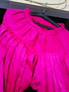 Vibrant Pink Embroidered Kurta Set