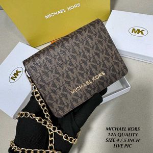 MK WALLET WITH CHAIN SLING,CROSSBODY WD BOX