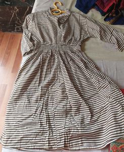 Striped Midi Dress