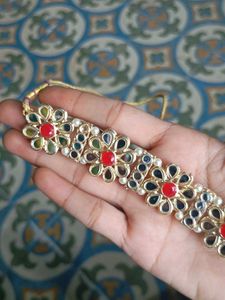 Ethnic Choker Necklace and Earring Set