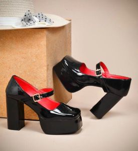 Black Platform Heels