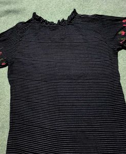 Striped Floral Top by DEVYAS