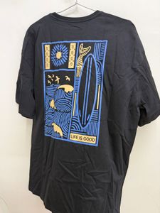 Shein Black Graphic T-Shirt