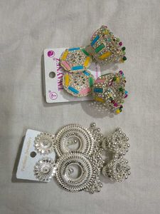 Combo of 2 pair new earings