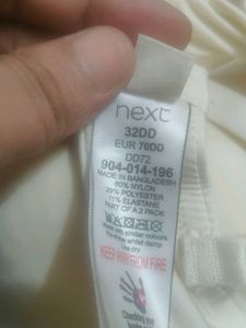 Next Comfortable Light Yellow Padded Bra