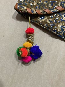 Ethnic Print Clutch Bag