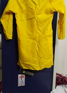 Bright Yellow Kurta