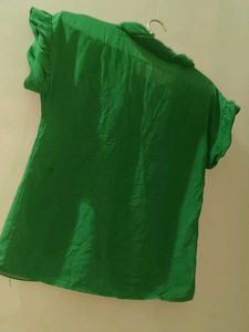 Green Ethnic Fabric