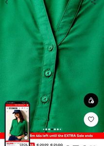 Imported (Harpa Green Top/ blouse)