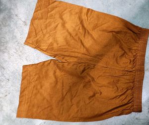 Comfortable Brown Cotton Palazzo Pants