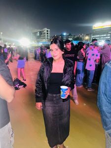 Denim Midi Skirt