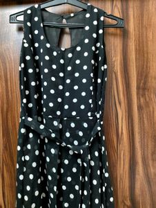 Chic Polka Dot Maxi Dress