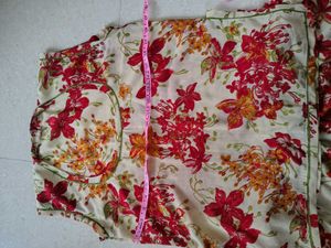 Vibrant Floral Print Blouse