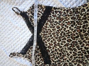 Leopard Print Slip Dress